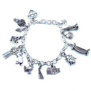 Delaware Charm Bracelet State Theme